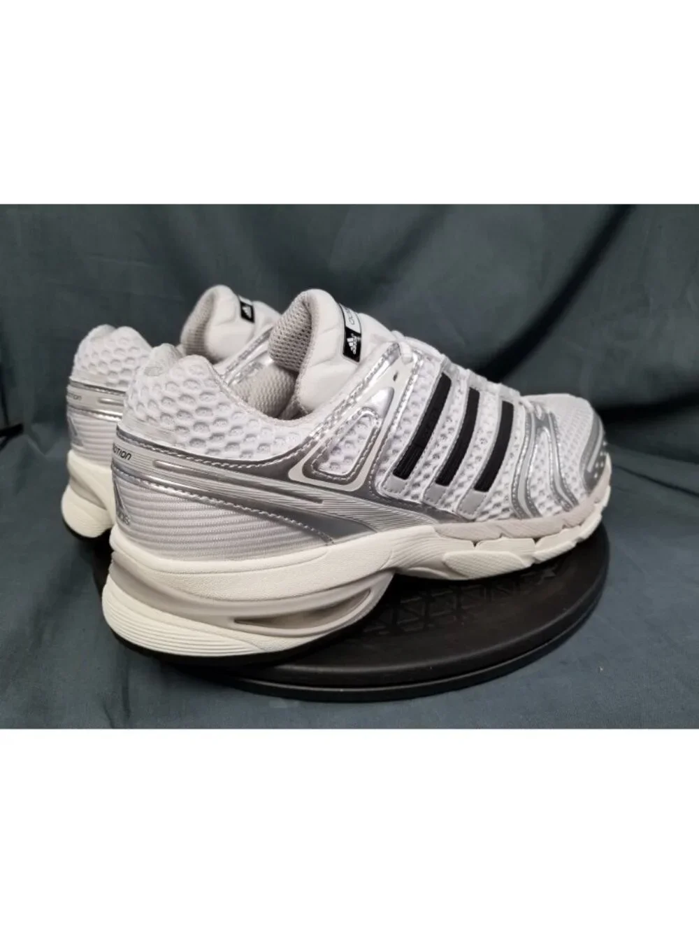 Adidas Adistar Control 5 J (GS) Grey Silver Metallic Boys Size 5 NEW NO BOX!